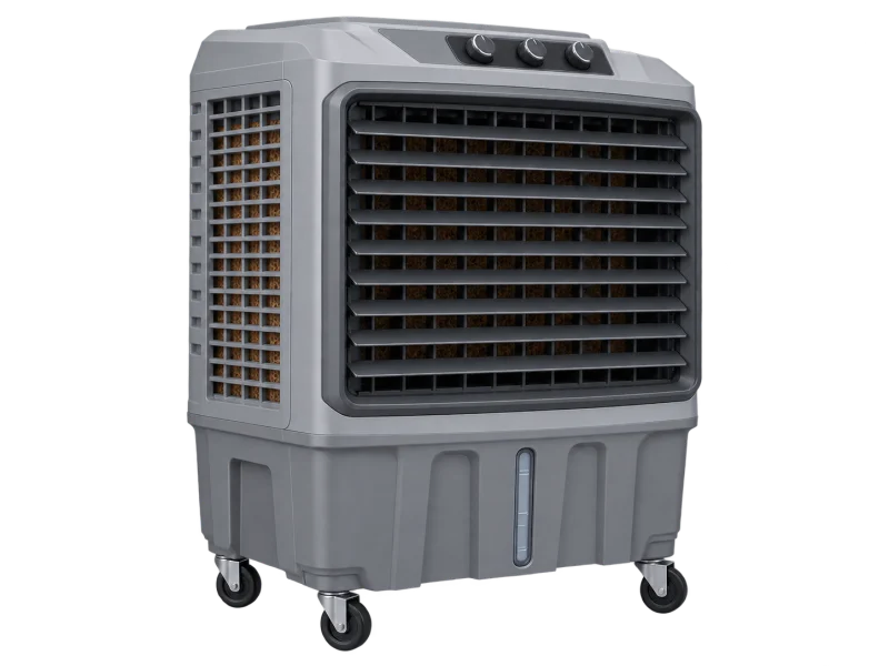 Commercial evaporative air cooler — concept illustration